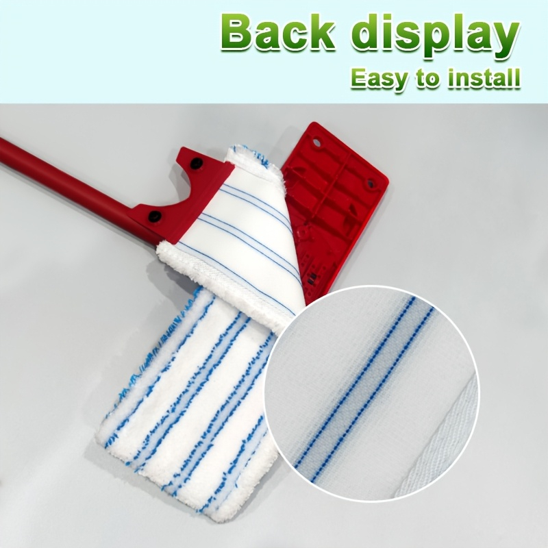 Cloth Pad Reusable - ผ้าถูพื้นแบบแบน เครื่องอบแห้งเร็ว อุปกรณ์ทำความสะอาดแบบใช้ซ้ำได้ แผ่นไมโครไฟเบอร์สำหรับถูพื้น สำหรับเปลี่ยน UltraMax/UltraMaT