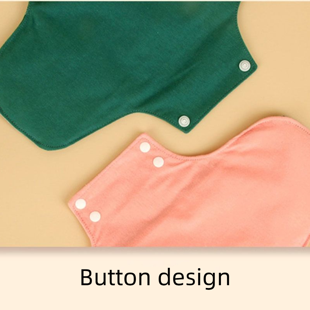 Cloth Pad Reusable - แผ่นรองประจำเดือนแบบผ้าซักได้ ขนาด 23/28 ซม. แผ่นซับในแบบระบายอากาศ นุ่มสบาย