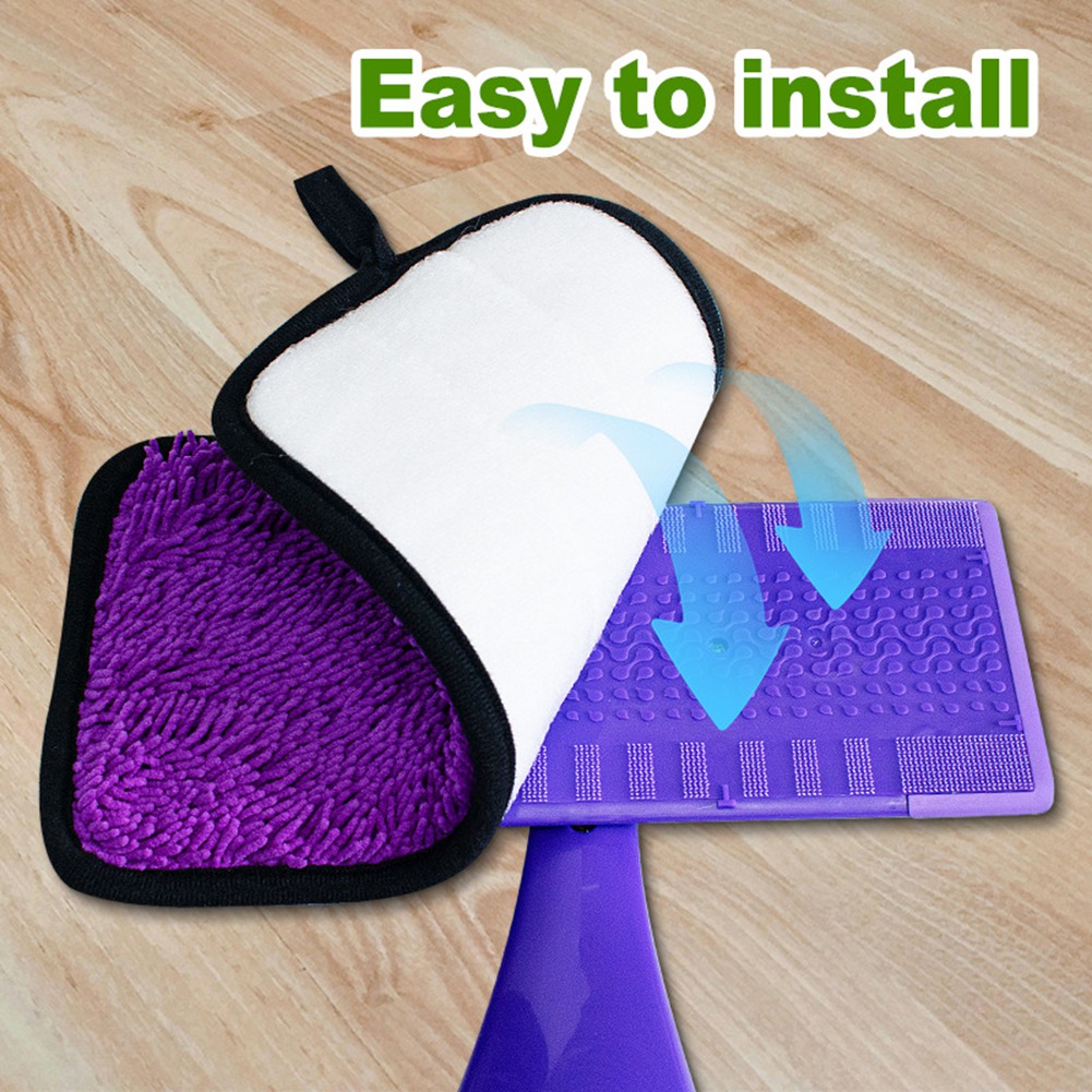 Cloth Pad Reusable - SYW-4PCS แผ่นม็อบไมโครไฟเบอร์แบบใช้ซ้ำได้สำหรับสวิฟเฟอร์ เว็ท เจ็ทแผ่นทำความสะอาดแบบเปียกและแห้งในครัวเรือนผ้าทำความสะอาดฝุ่นอุปกรณ์เสริม