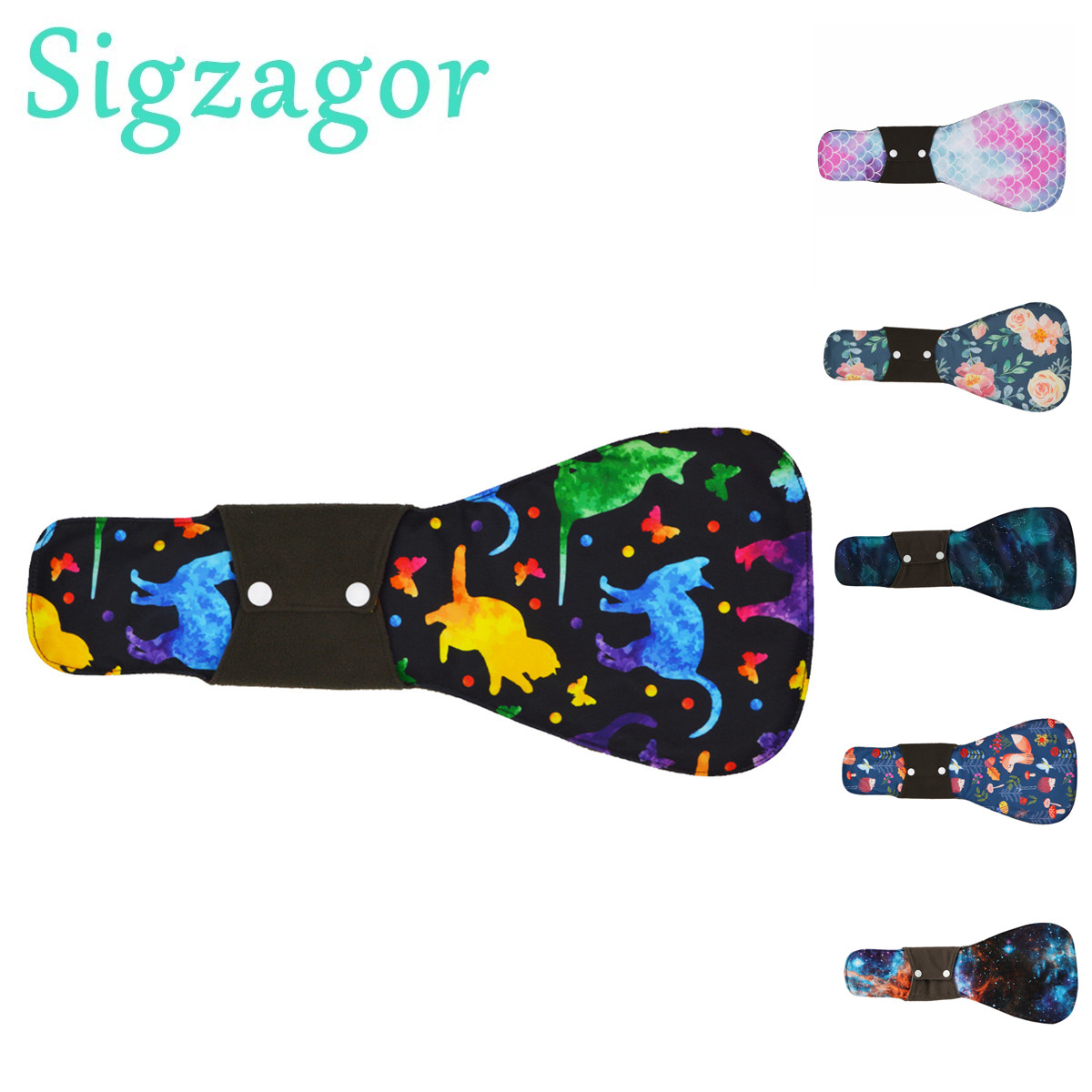 ผ้าอนามัยแบบผ้า [Sigzagor]1 ขน - Cloth Pad Reusable บทวิจารณ์และราคา