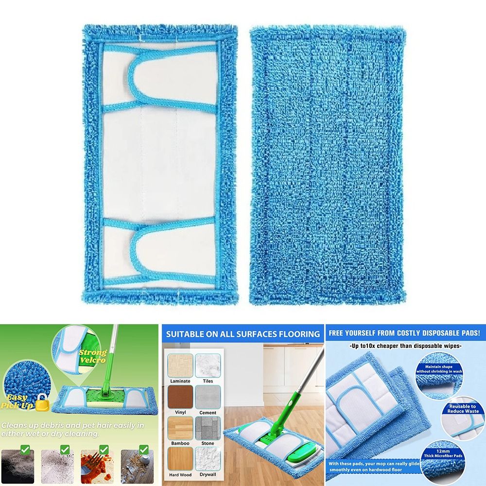 ผ้าถูพื้นแบบเปลี่ยนได้สำหรับผ้ - Cloth Pad Reusable บทวิจารณ์และราคา
