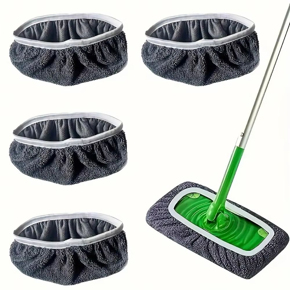 4 ชิ้น แผ่นม็อบไมโครไฟเบอร์แบบ - Cloth Pad Reusable บทวิจารณ์และราคา