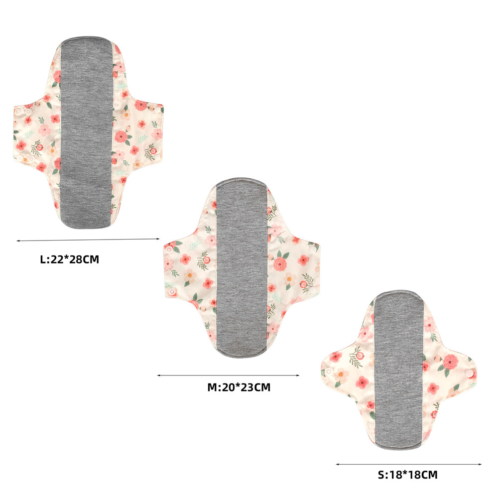 แผ่นอนามัยแบบซักได้ 3 ชิ้น ขนา - Cloth Pad Reusable บทวิจารณ์และราคา